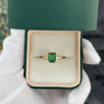 1.15 Carat Asscher Statement | 14K White Gold | Elegant Sparkle