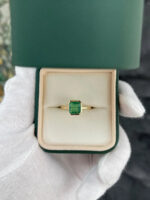 1.15 Carat Asscher Statement | 14K White Gold | Elegant Sparkle