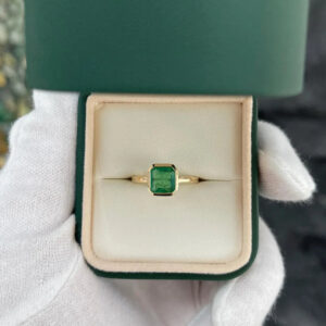 1.15 Carat Asscher Statement | 14K White Gold | Elegant Sparkle