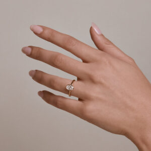 1.2 Carat Oval Statement | Brilliant White | SI | 14K White Gold | Classic Charm | Signature