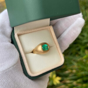 1.3 Carat Emerald-cut Statement | 14K White Gold | Refined Light