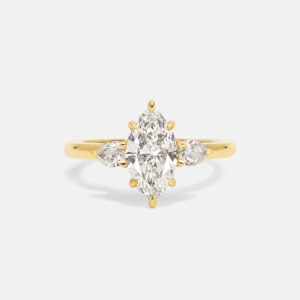 1.35 Carat Marquise Statement | Brilliant White | 14K White Gold | Classic Charm