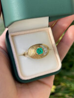 1.35 Carat Emerald Statement | 14K White Gold | Pure Sophistication - Image 2