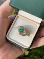 1.35 Carat Emerald Statement | 14K White Gold | Pure Sophistication - Image 3