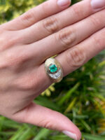 1.35 Carat Emerald Statement | 14K White Gold | Pure Sophistication - Image 7