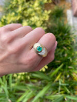 1.35 Carat Emerald Statement | 14K White Gold | Pure Sophistication - Image 8