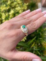 1.35 Carat Emerald Statement | 14K White Gold | Pure Sophistication - Image 10