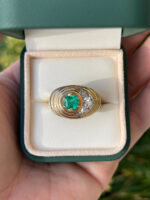 1.35 Carat Emerald Statement | 14K White Gold | Pure Sophistication