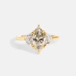 1.5 Carat Marquise Statement | Champagne | 14K White Gold | Pure Sophistication | Signature