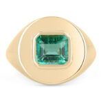 1.5 Carat Emerald Ring | SI | 18K White Gold | Classic Charm - Image 5