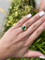 1.55 Carat Emerald Statement | 18K White Gold | Refined Light - Image 2