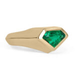 1.61 Carat Emerald Statement | 18K White Gold | Graceful Brilliance - Image 5