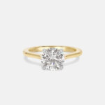 1.64 Carat Round Brilliant Statement | Brilliant White | 14K White Gold | Classic Charm - Image 2