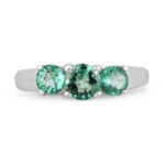1.65 Carat Emerald Diamond Ring | 18K White Gold | Pure Sophistication - Image 3