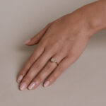 1.67 Carat Cushion Statement | Brilliant White | 14K White Gold | Graceful Brilliance