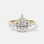 1.82 Carat Pear Statement | Brilliant White | 14K White Gold | Refined Light - Image 2