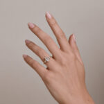 1.82 Carat Pear Statement | Brilliant White | 14K White Gold | Refined Light