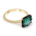 1.85 Carat Emerald Statement | 14K White Gold | Elegant Sparkle - Image 4