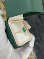 1.9 Carat Emerald Statement | 14K White Gold | Classic Charm | Heirloom - Image 4