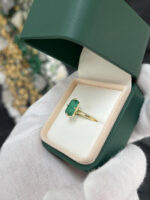 1.9 Carat Emerald Statement | 14K White Gold | Classic Charm | Heirloom - Image 5