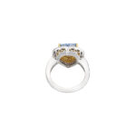 1 Carat Heart Shape Statement | Fancy Yellow | 14K White Gold | Colour-Collector’s Treasure - Image 4