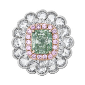 1 Carat Round Brilliant Statement | Fancy Yellow | 14K White Gold