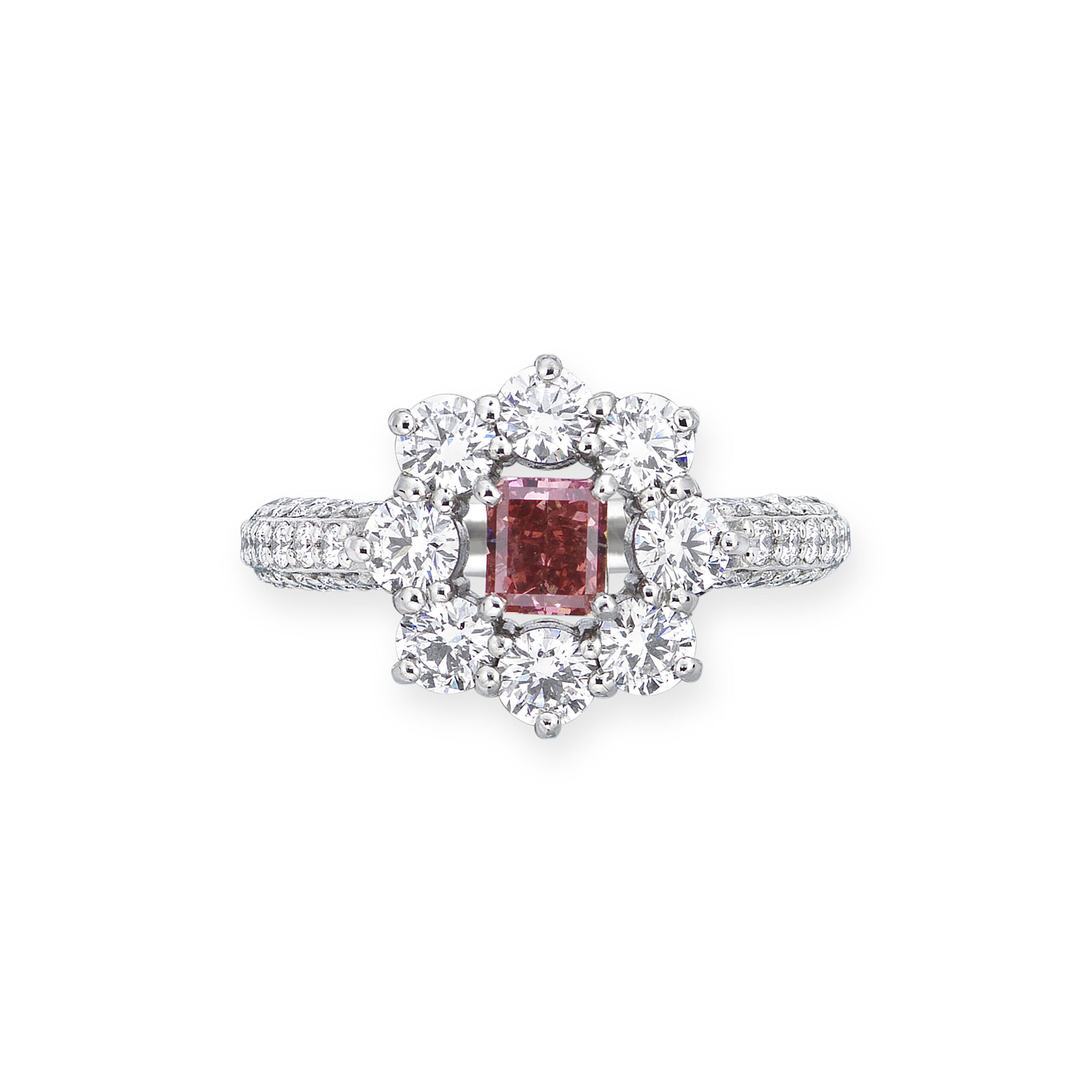 1-carat-fancy-purplish-pink-radiant-cut-199-000-front-view-primary.jpg 1 Carat Radiant Statement | Fancy Yellow | 14K White Gold | Colour-Collector’s Treasure - Image 1