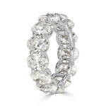 10.4 Carat Oval Band | Brilliant White | 18K Gold | Iconic Presence | Heirloom - Image 2