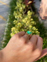 10.58 Carat Emerald Statement | 18K White Gold | Unparalleled Brilliance - Image 3
