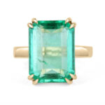 10.58 Carat Emerald Statement | 18K White Gold | Unparalleled Brilliance - Image 5