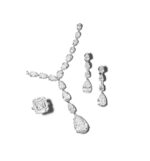 10 Carat Assher Cut Statement | Brilliant White | VVS | 14K White Gold - Image 4