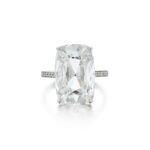 10 Carat Cushion Statement | Brilliant White | VS | 14K White Gold | Iconic Presence - Image 2