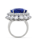 10 Carat Cushion Statement | Royal Blue Sapphire | 14K White Gold | High Jewellery Supremacy - Image 5