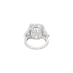 10 Carat Radiant Statement | Brilliant White / D color | VVS | 14K White Gold