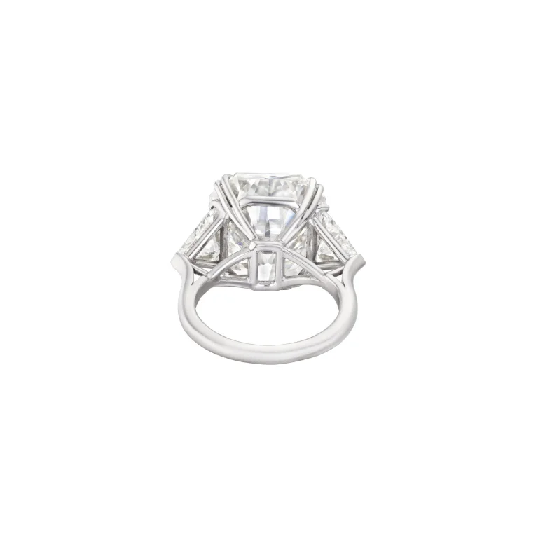 10 Carat Radiant Statement | Brilliant White / D color | VVS | 14K White Gold