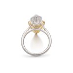 10 Carat Pear Statement | Fancy Yellow | 14K White Gold | Sunlit Royal Radiance | Signature - Image 2