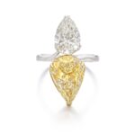 10 Carat Pear Statement | Fancy Yellow | 14K White Gold | Sunlit Royal Radiance | Signature - Image 4