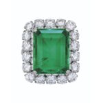 10 Carat Emerald-cut Statement | 14K White Gold | Grand Palais Radiance - Image 2