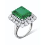 10 Carat Emerald-cut Statement | 14K White Gold | Grand Palais Radiance - Image 3
