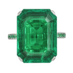 10 Carat Emerald-cut Statement | 14K White Gold | Unparalleled Brilliance