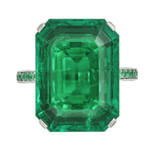 10 Carat Emerald-cut Statement | 14K White Gold | Unparalleled Brilliance