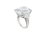 10 Carat Emerald-cut Statement / F color | VVS | 14K White Gold - Image 3