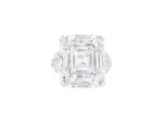10 Carat Emerald-cut Statement / F color | VVS | 14K White Gold