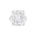 10 Carat Emerald-cut Statement / F color | VVS | 14K White Gold