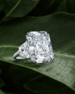 10 Carat Emerald-cut Statement / F color | VVS | 14K White Gold - Image 3