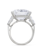 10 Carat Emerald-cut Statement / F color | VVS | 14K White Gold - Image 5
