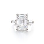 10 Carat Emerald-cut Statement / I color | SI | 14K White Gold