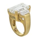 10 Carat Emerald-cut Statement | VVS | 14K White Gold | Precision-Cut Radiance - Image 3
