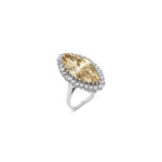 10 Carat Marquise Statement | Fancy Yellow | 14K White Gold | Rare Fancy-Color Splendour - Image 4