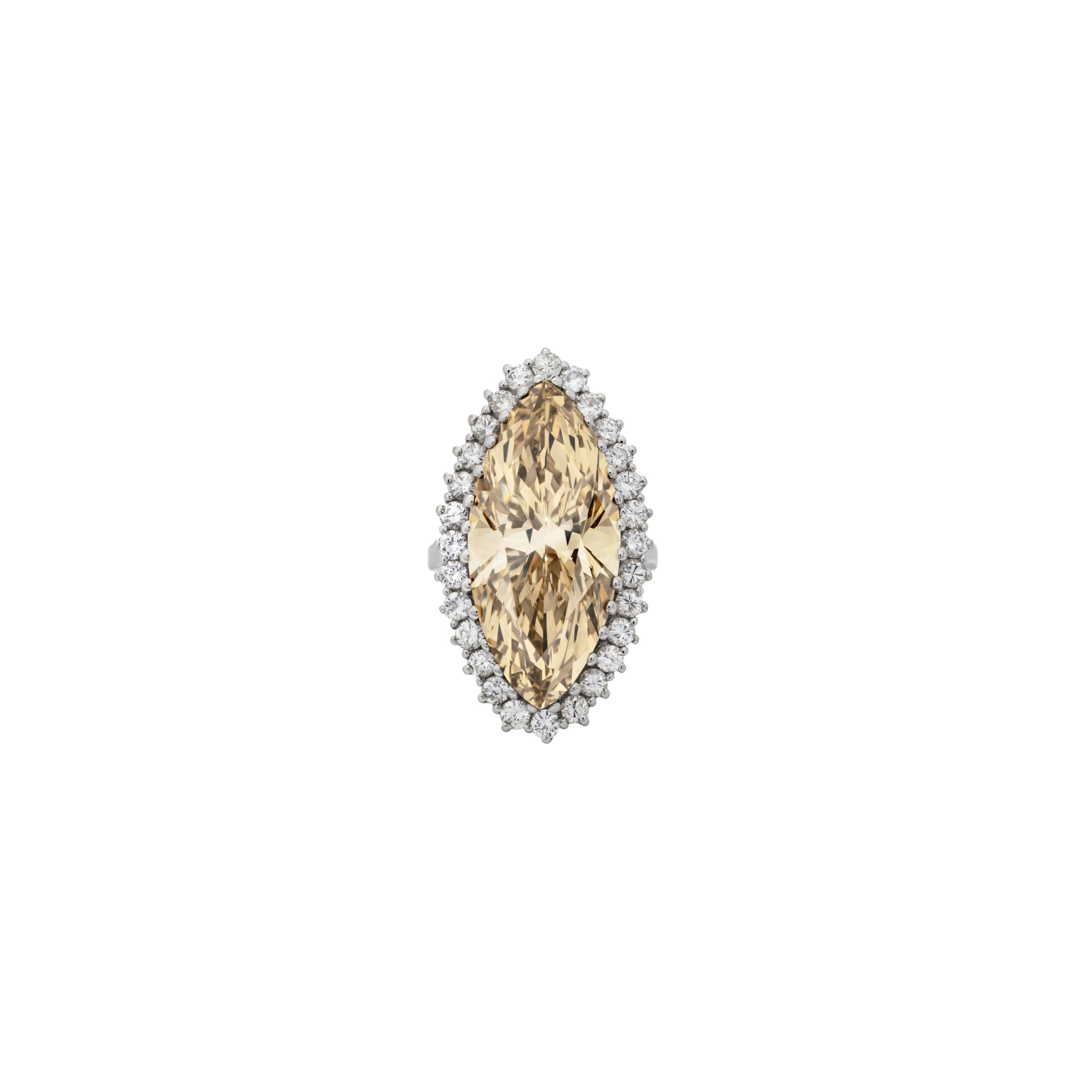 10-carat-fancy-brown-marquise-cut-185-000-front-view-primary.jpg 10 Carat Marquise Statement | Fancy Yellow | 14K White Gold | Rare Fancy-Color Splendour - Image 1